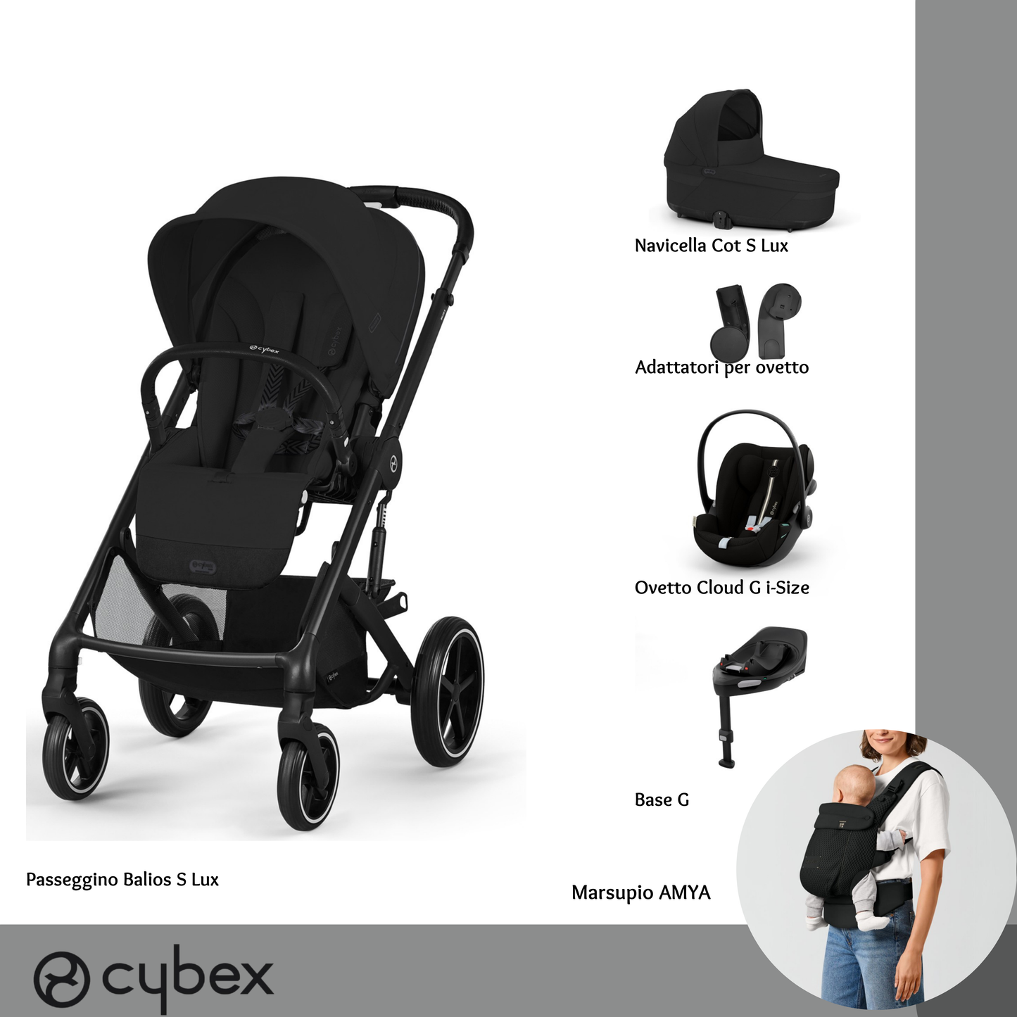 Set M con AMYA Moon Black