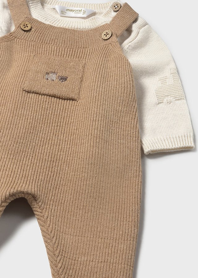 Compl.salopette tricot