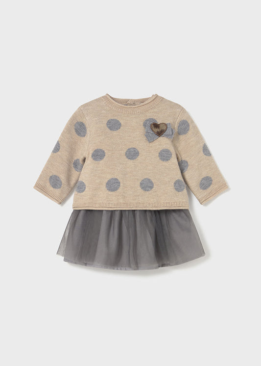 Vestito tricot tul