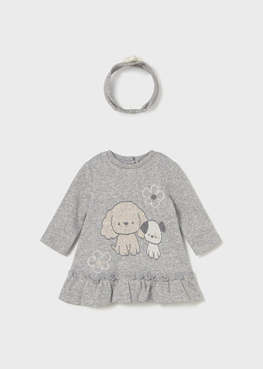 Vestito punto jacquard