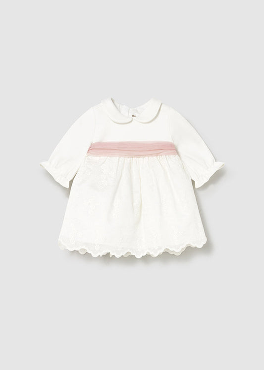 Vestito combinato ricamato