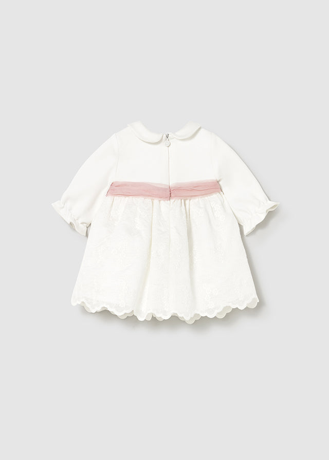Vestito combinato ricamato