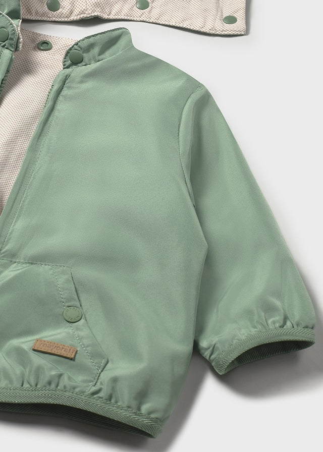 Giacca a vento reversibile