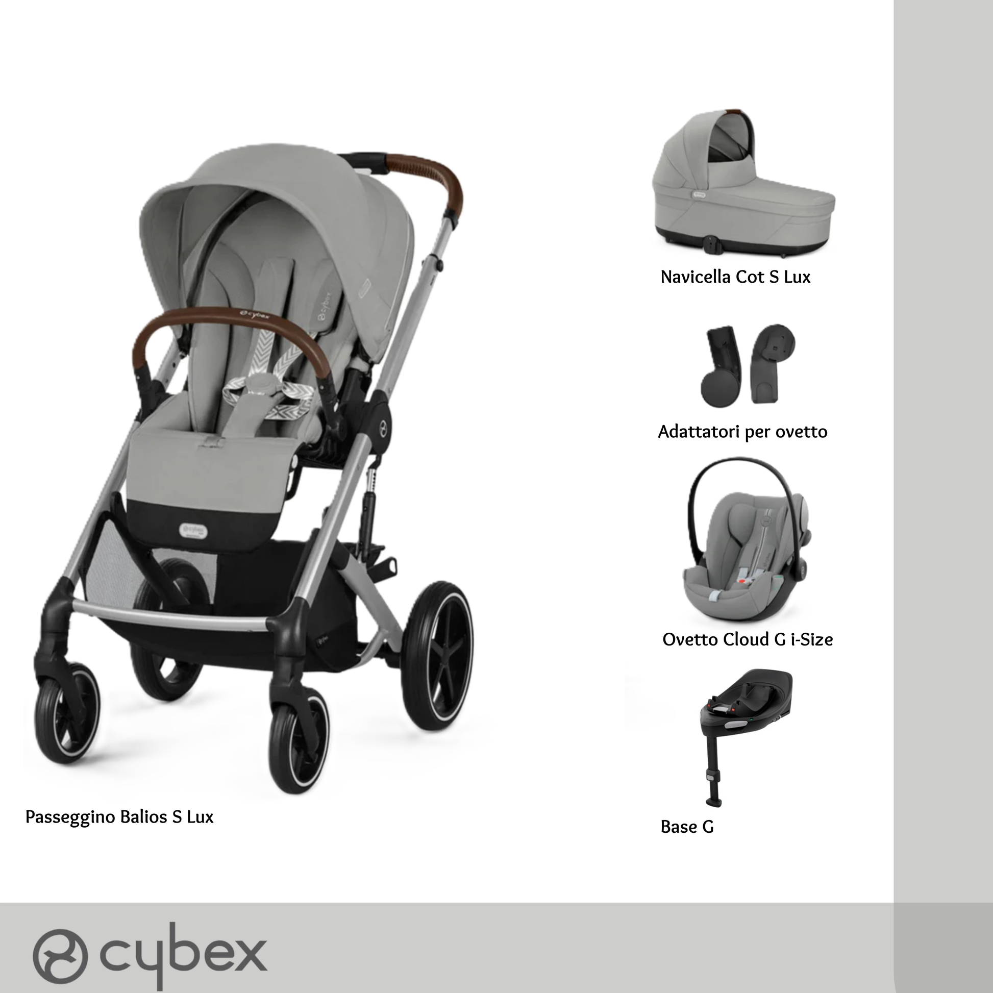 Set M Stone Grey