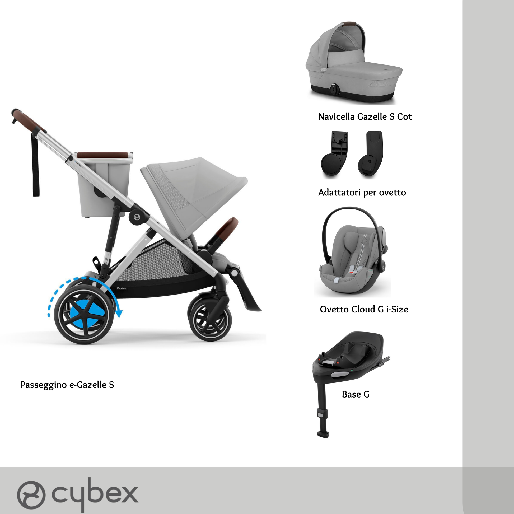 Bundle M e-Gazelle STONE GREY