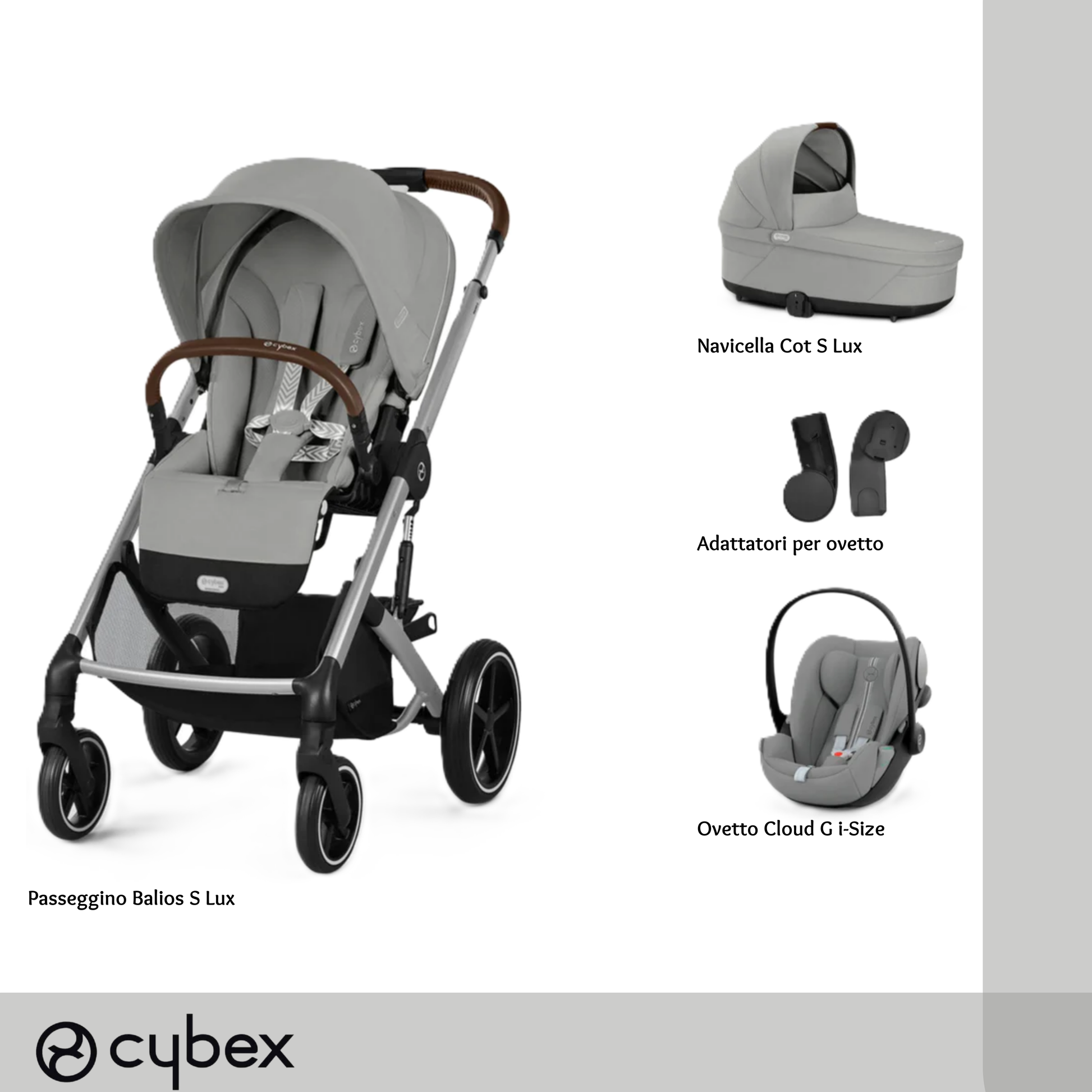 Set S Stone Grey