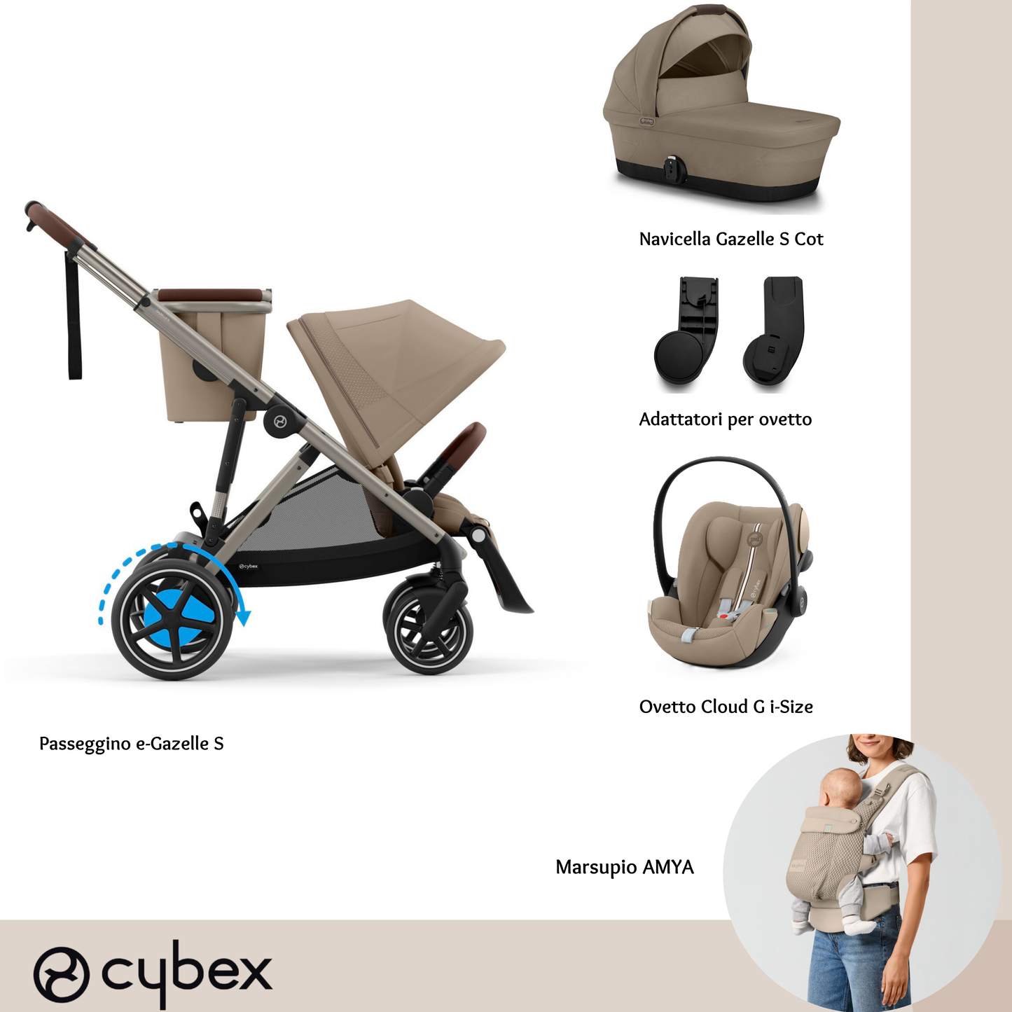 Bundle S + AMYA Almond Beige