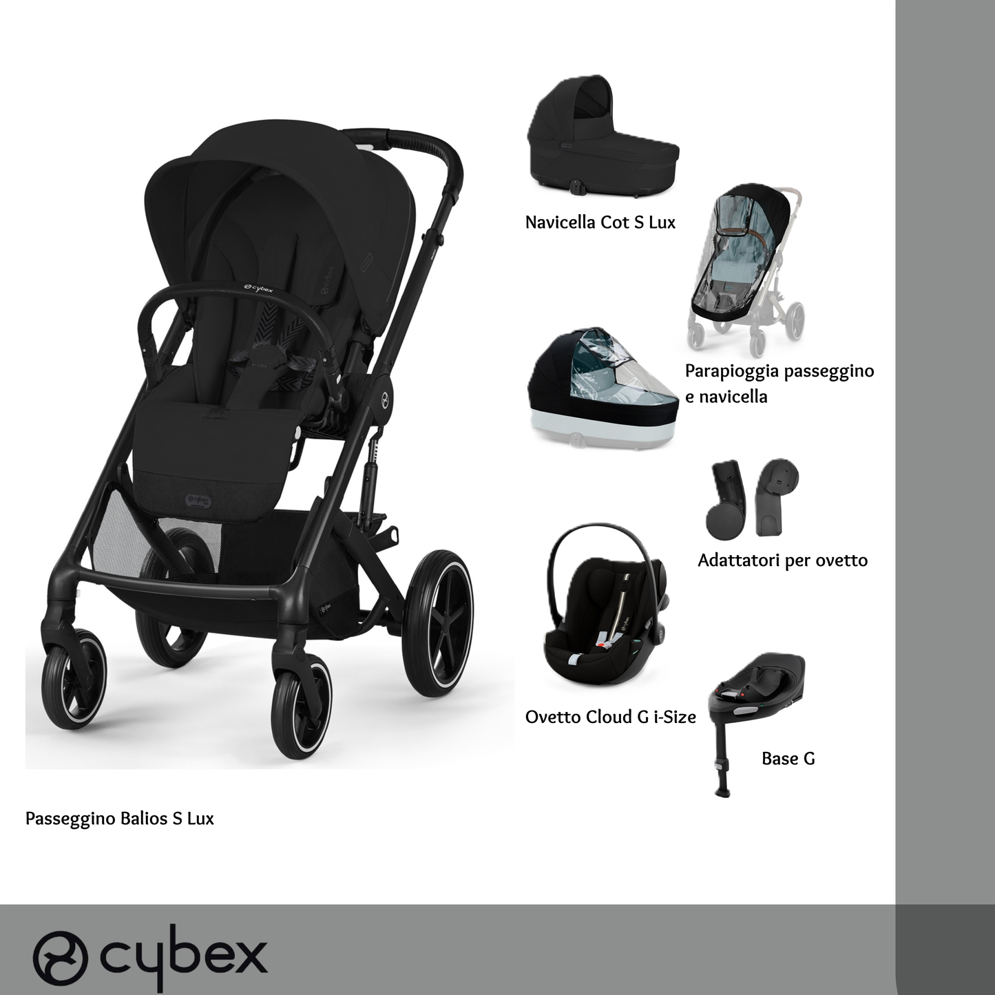 Set XL Moon Black