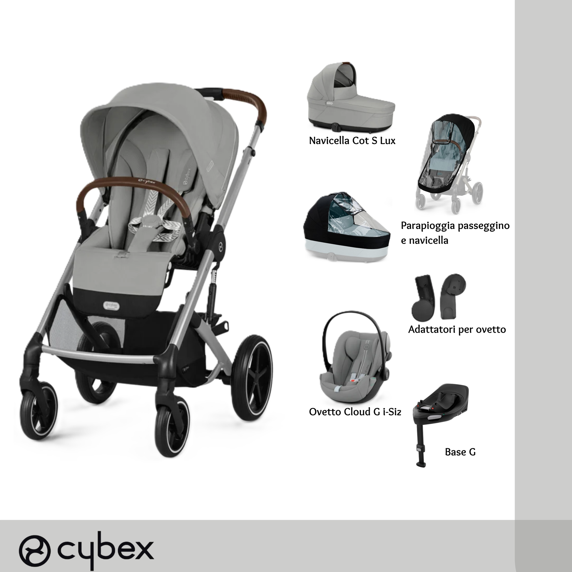Set XL Stone Grey