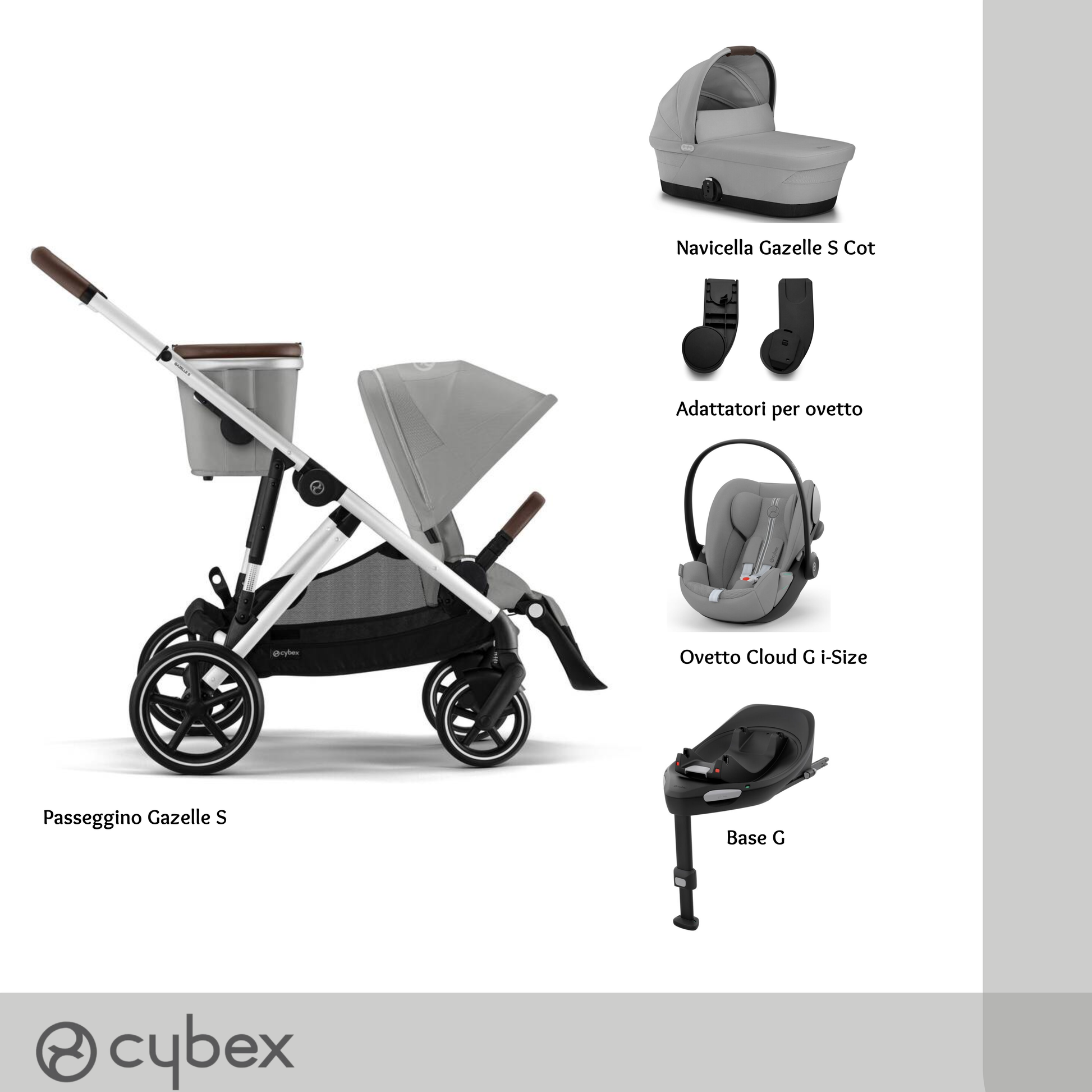 Bundle M Gazelle S Stone Grey