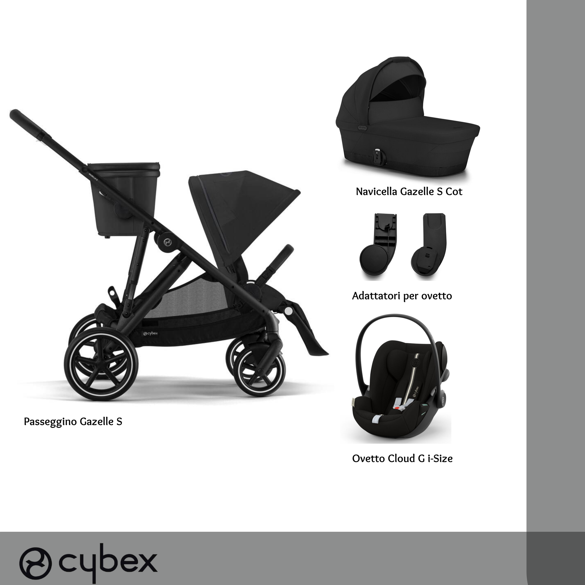 Bundle S Gazelle S Moon Black