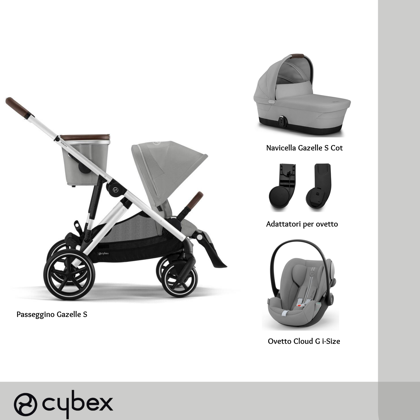 Bundle S Gazelle S Stone Grey