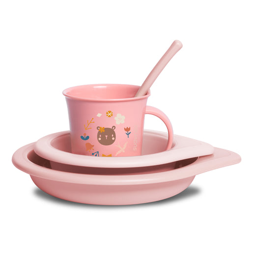 Set svezzamento Into the Forest - Rosa