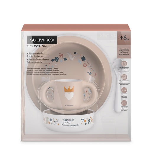Set pappa Wonderland - peach pink