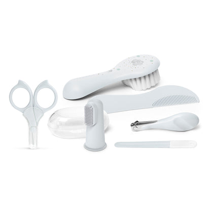 set manicure azzurro
